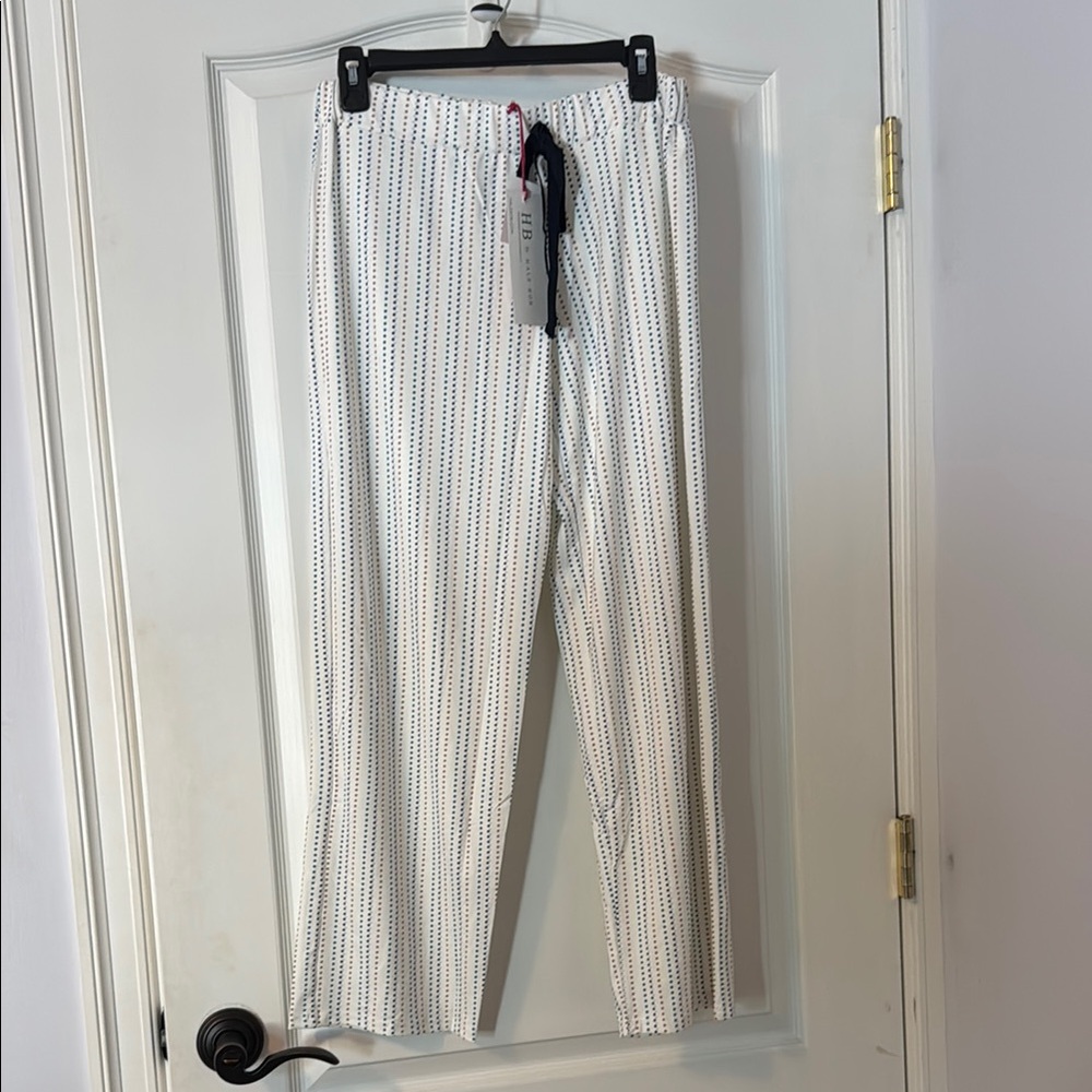 Hale Bob White Lounge Pants/PJs with Drawstring Waist
